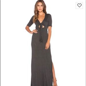 Tie me up revolve blue life grey maxi